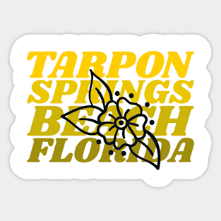 TARPON SPRINGS T-SHIRT Sticker